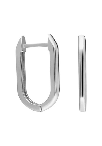 Oval Küpe 717030 Silver