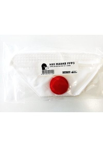 N95 FFP3 Ventilli Solunum Maskesi