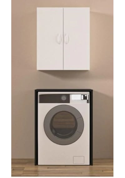 Damla Tamamı Mdf Banyo Üst Dolabı, Çamaşır Makinası Üstü, Mutfak Dolabı Çok Renkli