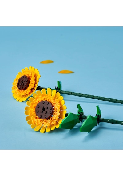 LEGO® Botanicals Ayçiçeği 40524 – 8 Yaş ve Üzeri Çocuklar için 2 Ayçiçeği İçeren Dekoratif Yaratıcı Oyuncak Yapım Seti (191 Parça)