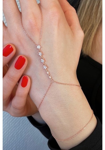 925 Ayar Gümüş Rose Dizi Yıldızlar Şahmeran - 45099501 Rose Gold
