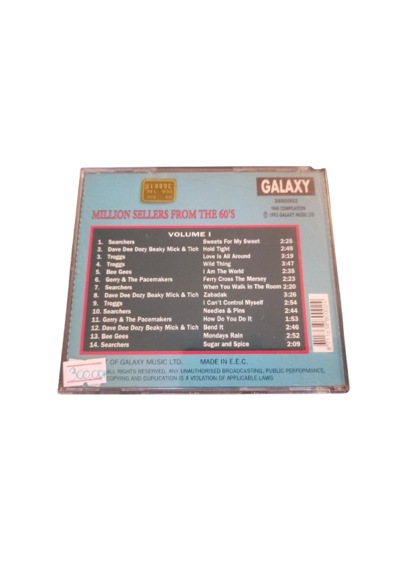 Mıllıon Sellers From The 60's Cd