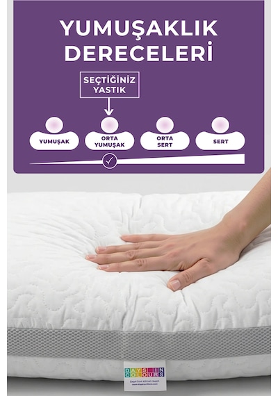 Klimalı Silikon Yastık - Daycool Serisi - 800 Gram Beyaz