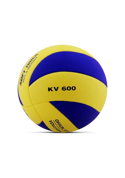 Voleybol Topu Swirl Soft Touch Yapıştırma Yumuşak Yüzey 8 Panel 5 Numara Kırmızı Sarı