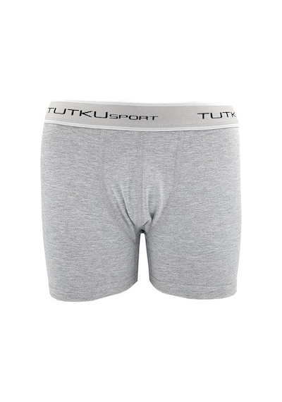 Tutku Erkek Elastan Spor Boxer -0400 Gri