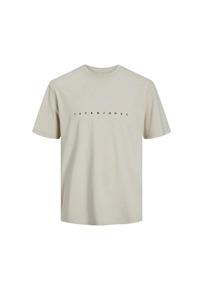 Jack & Jones Jack&jones 12234746 0 Yaka Erkek Tshirt - Bej Bej