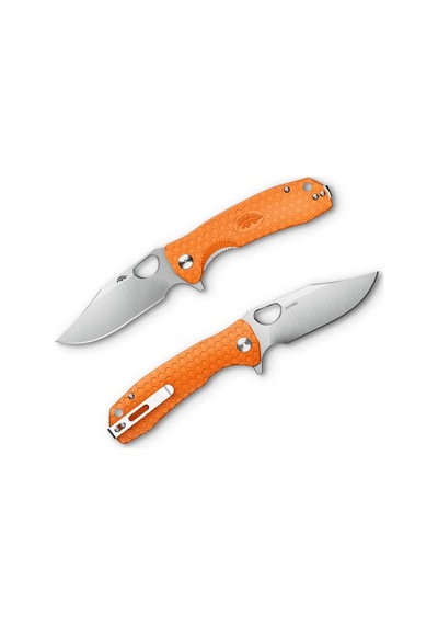 Honey Badger Clippoint Large Orange Kamp Çakı Turuncu