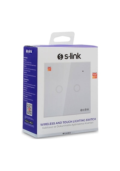S-Link Swapp Sl-Eg32 Kablosuz ve Dokunmatik Aydınlatma Anahtarı 2