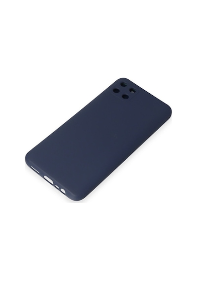 Realme C11 Kılıf Nano İçi Kadife Silikon - Lacivert Bz8683140442546