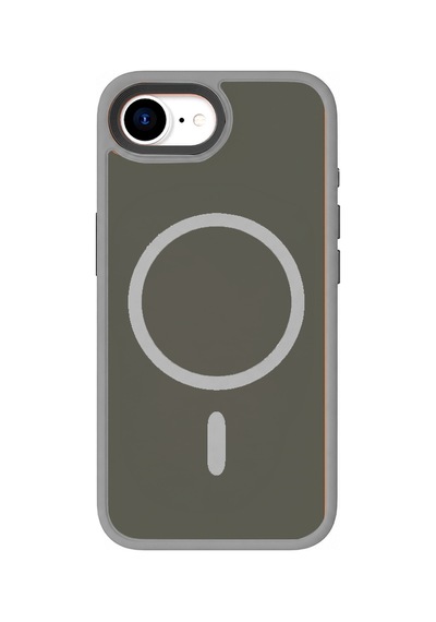 Joko - 925 - Apple iPhone Uyumlu 17e Megane Magsafe Kapak - - Csmo-tex - Titan Gri