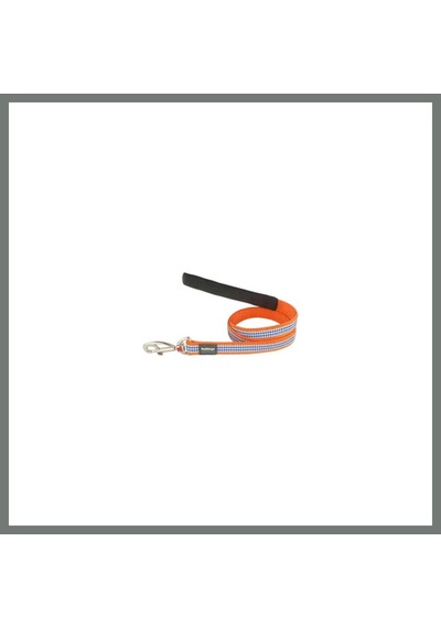 Reddingo Fang It Desenli Turuncu Köpek Uzatma Tasması Medium 20 Mm 1,2 Mt Mmbz