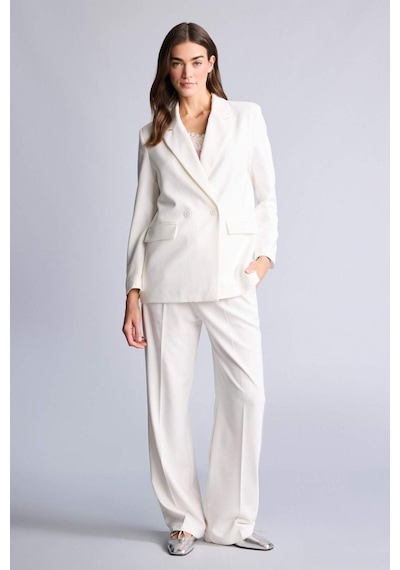 Defacto Oversıze Ceket Yaka Blazer Ceket E7732ax26spwt84 Beyaz-wt84