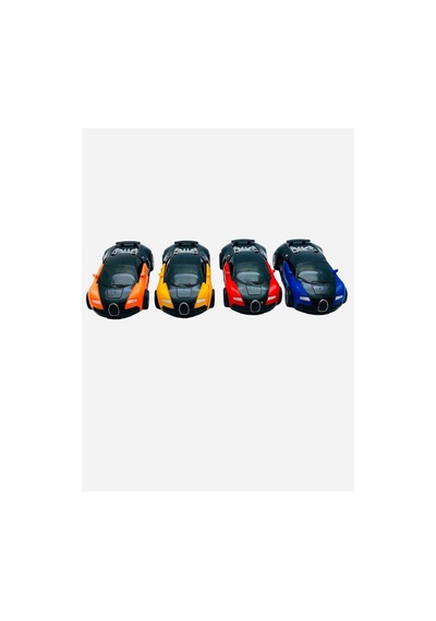 Robota Dönüşen Bugatti Araba 4lü Set Renkli
