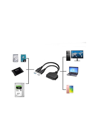 Usb 3.0 2.5" Sata SSD HDD Hard Disk Veri Aktarma Kablosu