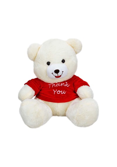 1506 T-shirtlü Oturan Peluş Ayı 60 Cm -sunman