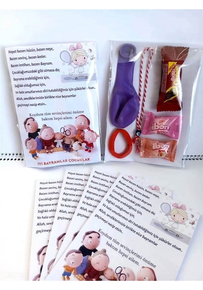 Ramazan Bayramı Kız Çocukları İçin Dağıtmalık Hediyeler 10 Paket