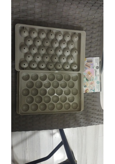 Buzluk 33 Lü Küre Boncuk Buz Şekil 14,7-24, 5 Plastik Fildişi Diğer