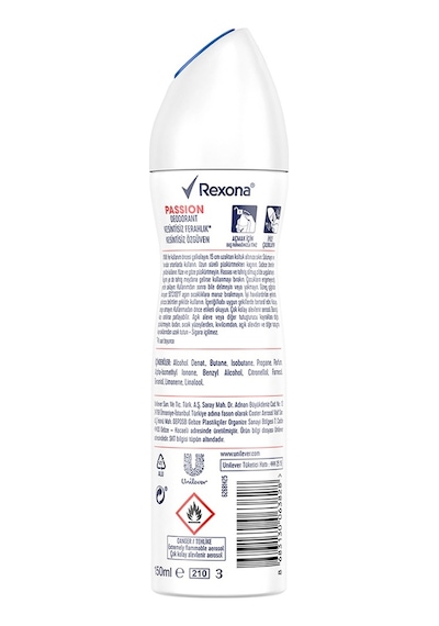 Rexona Passion Kadın Sprey Deodorant 3 x 150 ML