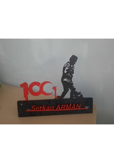 100. Yıl Hediyesi Atatürk Masa Üstü İsimlik