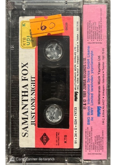 Plak Değildir Kaset Tir Samantha Fox Just One Night Kaset