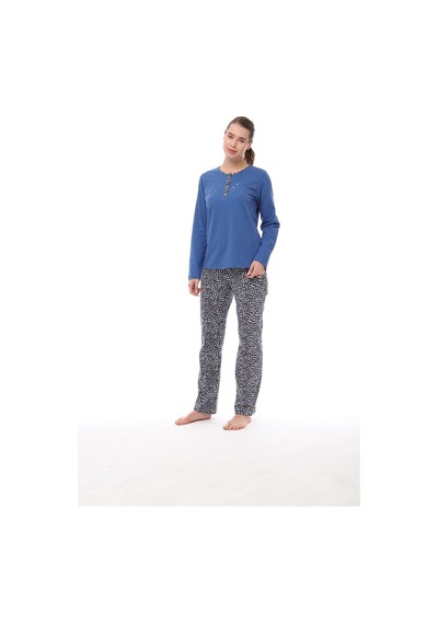 Pijadore 1559 Kadın Uzun Kollu Pijama Takım 001