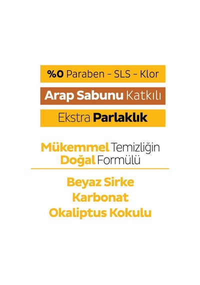 Sleepy 1 Adet Easy Clean Arap Sabunu Katkılı Yüzey Temizlik Havlusu 100'lü Diğer