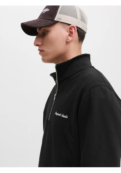 Jack & Jones Jack&jones Jornorrebro Yarım Fermuarlı Dik Yaka Erkek Sweatshirt 12282899 Siyah Jack & Jones Jack&jones Jornorrebro Yarım Fermuarlı Dik Yaka Erkek Sweatshirt 12282899 Siyah