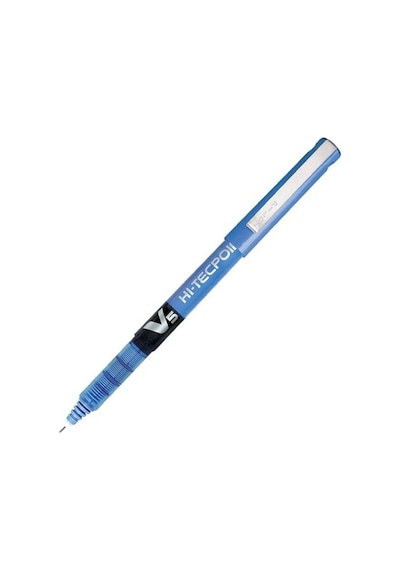 Pilot Roller Kalem V5 0,5 Mavi İnce Uçlu - 3 Adet Mavi