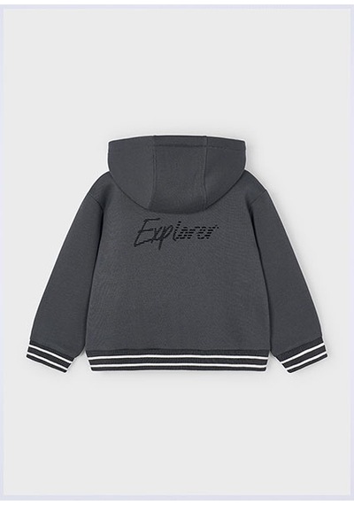 Mayoral Gri Erkek Çocuk Fermuarlı Sweatshirt 4427 Gri