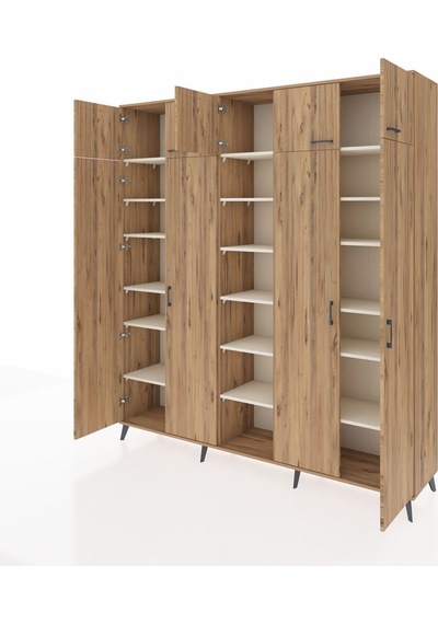 Hyperion Dolap 18 Raflı 9 Kapaklı 220x44x243 Çam-çam/aytaşı Atlas Çam/aytası Hyperion Dolap 18 Raflı 9 Kapaklı 220x44x243 Çam-çam/aytaşı Atlas Çam/aytası
