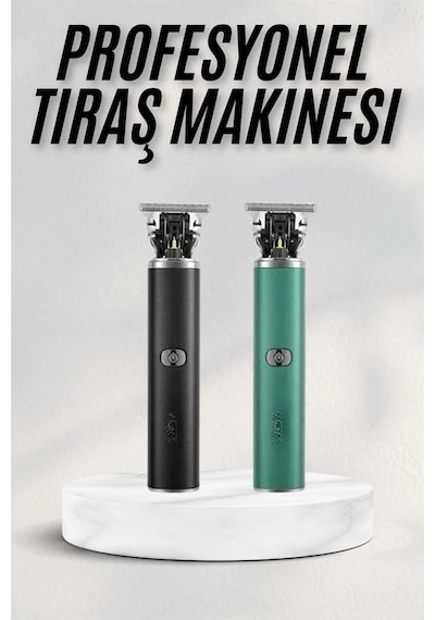 Tıraş Makinesi Saç Sakal Ense Çizim Ayarlanabilir Başlık Yeni Nesil 1.5 Saat