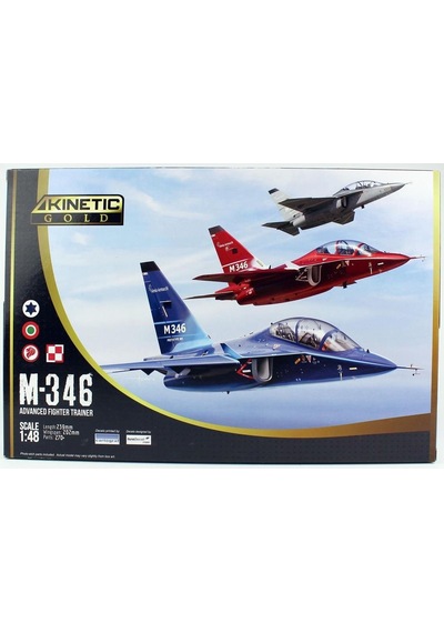 Kinetic K48063 1/48 Ölçek, Alenia M-346 Eğitim Savaş Uçağı, Plastik Model Kiti-56338