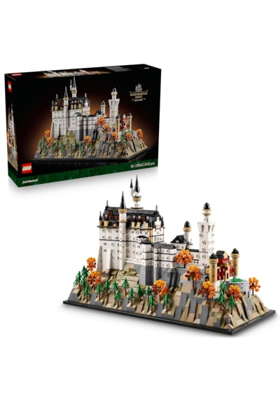 LEGO® Architecture Neuschwanstein Şatosu 21063 - Yetişkinler için Koleksiyonluk Model Yapım Seti (3455 Parça)