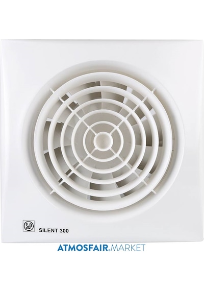 Silent - 300 Crz 150 'Lik Sessiz. Timer 'Lı Banyo Fanı