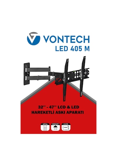 Vt-405 M 32"- 47" Lcd/led Tv Hareketli Tv Askı Aparatı