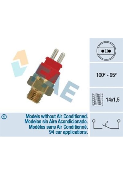 FAE 36250 Fan Müşürü 100 95Â° Mercedes Benz