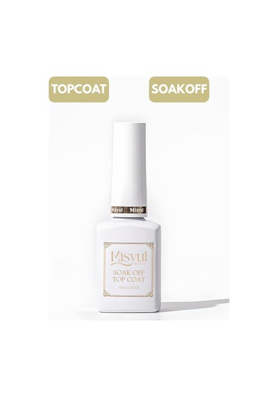 Misyul Soak Off Top Coat Son Kat 15 Ml