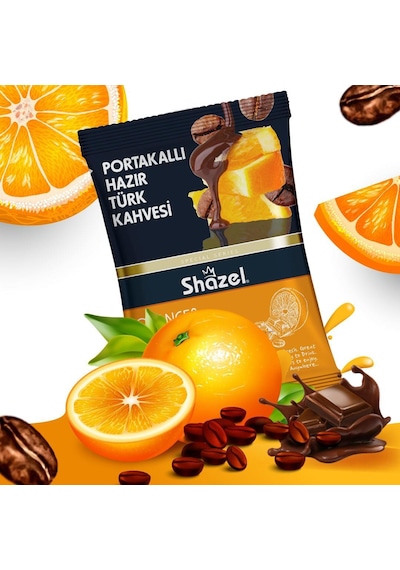 Shazel Special Portakallı Hazır Türk Kahvesi 100 G