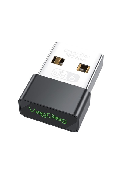 300mbps Wifi 6 Çift Bant Kablosuz Alıcı Verici Nano Usb Adaptör