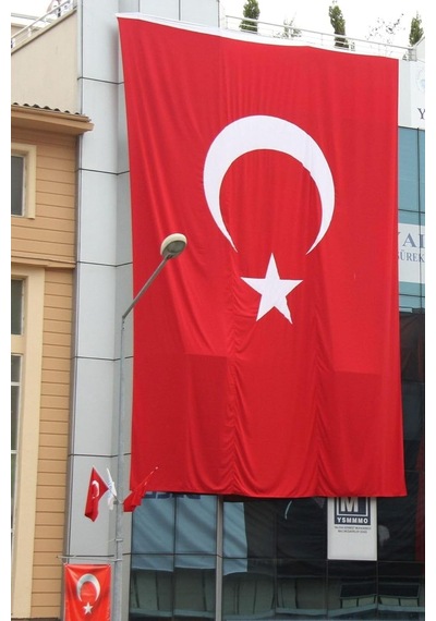 Lona Sanat Türk Bayrağı Alpaka Kumaş 3x4,5m. Diğer