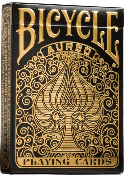 Bicycle Aureo Black İskambil Oyun Kart Destesi - Siyah