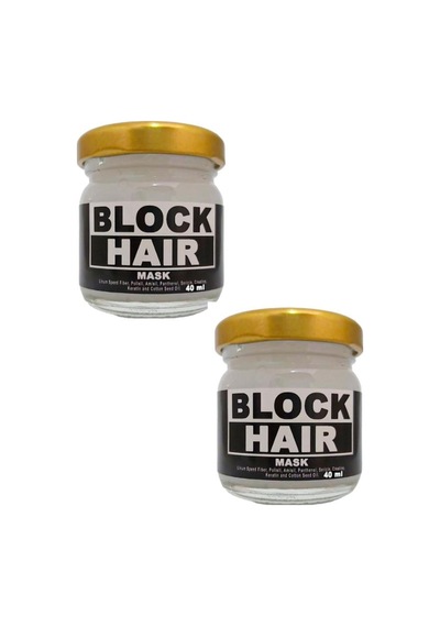 Block Hair Saçlarınıza Derinlemesine Bakım Ve Canlılık Maskesi 40 Ml X 2 Adet 37627909