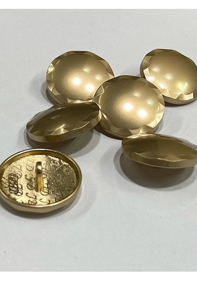 Metal Düğme/trençkot Ceket Boyu/ 6 Lı Set/2,3 Cm/jx015/mat Gold