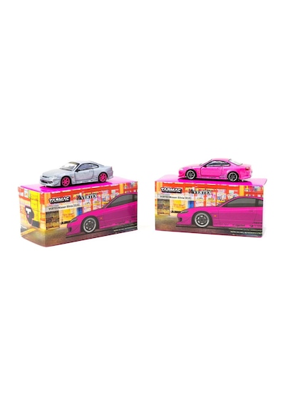 Tarmac Works 1/64 Vertex Nissan Silvia S15 Pink Metallic - Global64