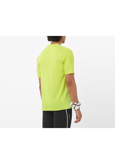 Salomon Sense Aera Ss Tee Gfx Erkek Koşu Tişörtü Lc2751000 Renkli Çok Renkli