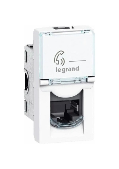 Legrand 078730 1 Modül Rj11 Sistem Armada 4 Kontak Telefon  Prizi
