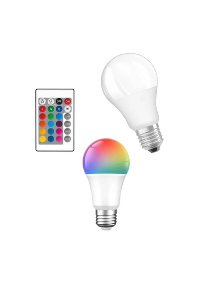Akıllı Rgb Led Ampul Led Uzaktan Kumandalı Renk Değiştiren Ampul Standart