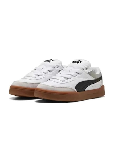 Puma 40049701 Park Lıfestyle Sk8 Whıte Black Erkek Sneaker Beyaz