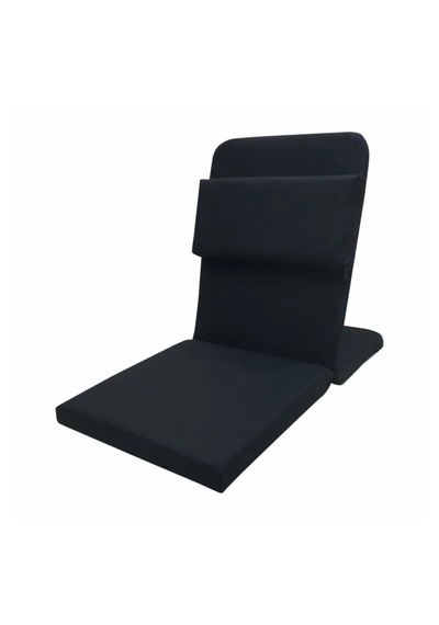 Ekstra Destek Yastıklı Yoga, Nefes, Meditasyon Sandalyesi Backjack Xl Su Ve Leke İticili Duck Kumaş Siyah