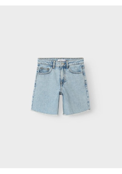 Name It Nkfbella Hw Wide Kız Çocuk Denim Şort 13240207 Mavi